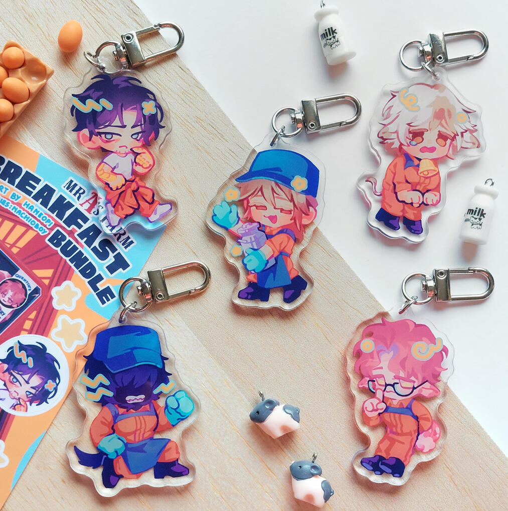 Mr A's Farm Keychains