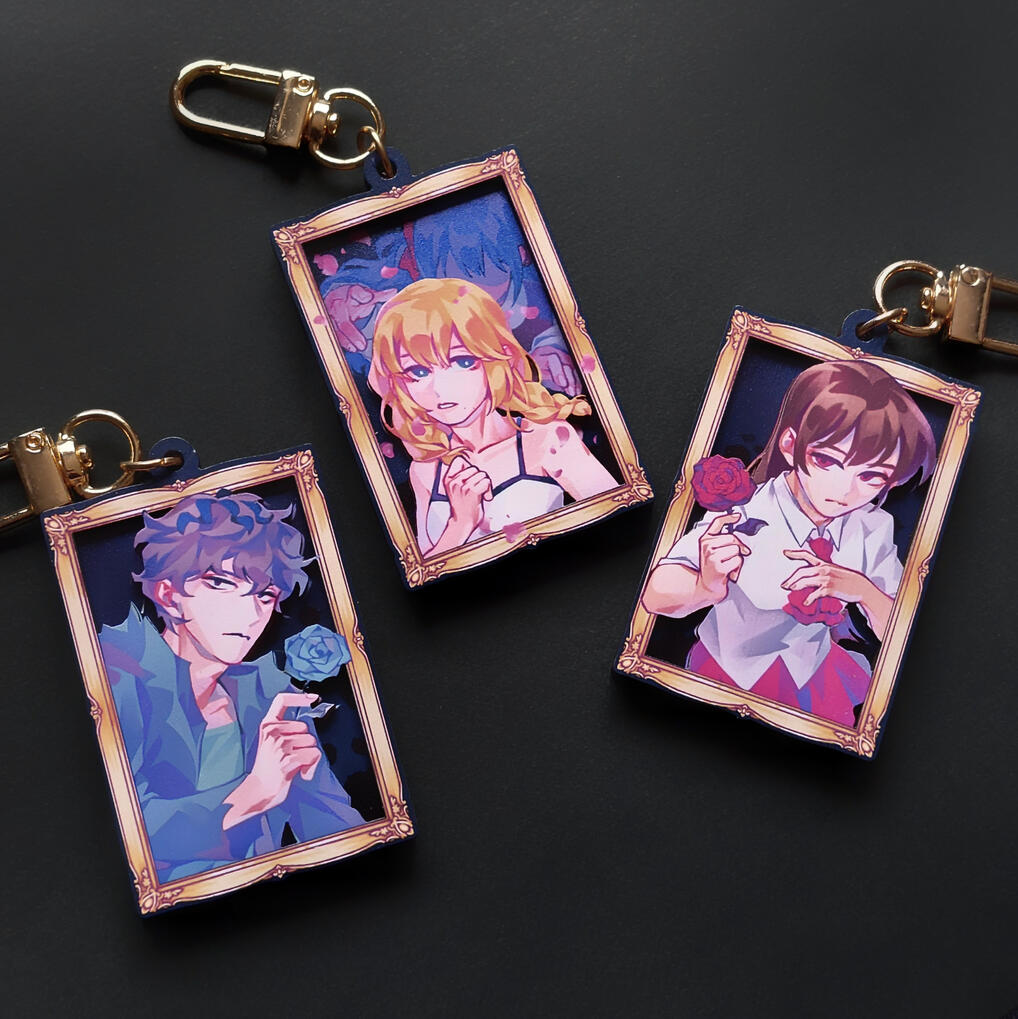 Witch's House/ Ib Wooden Multilayered Charms