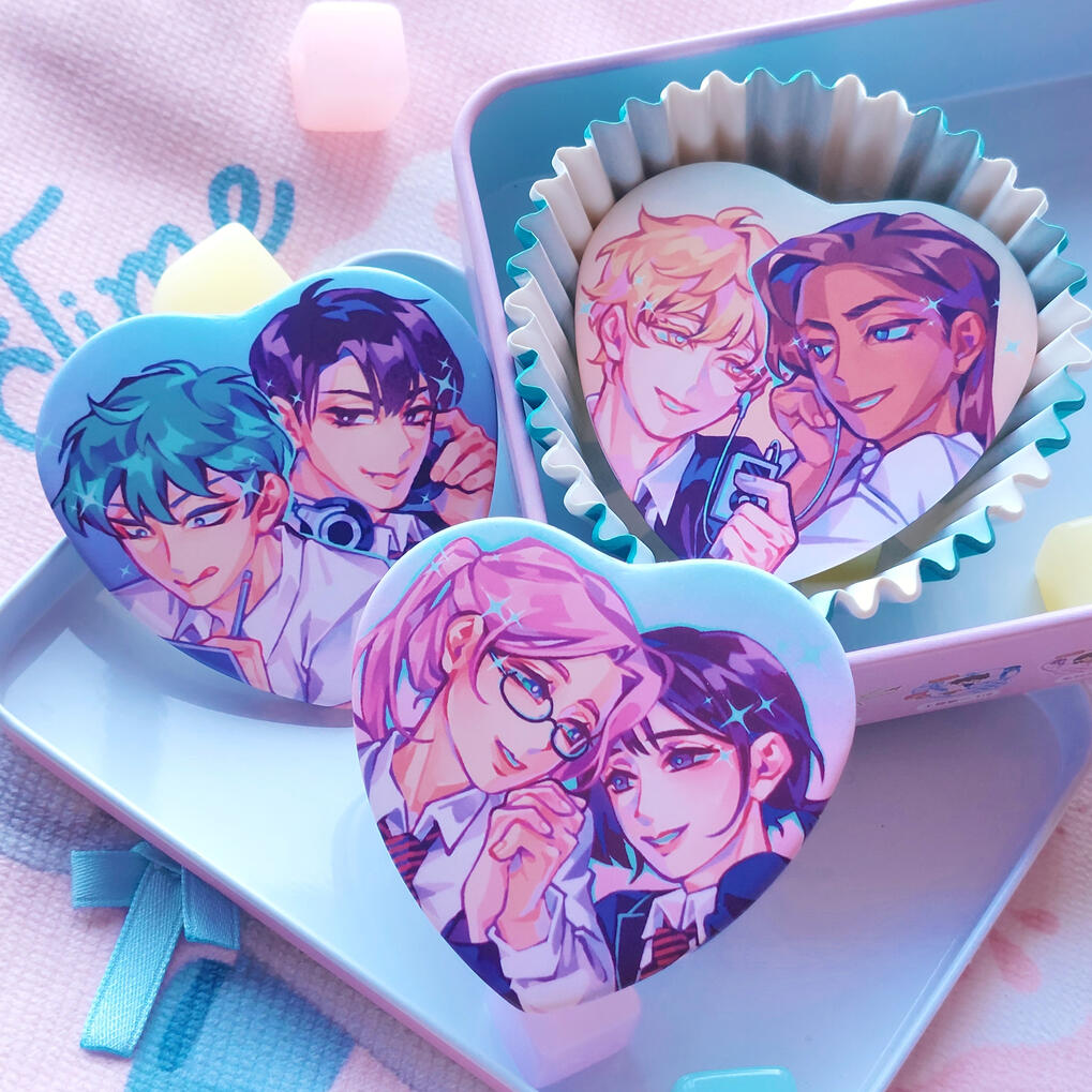 ALNST Heart Badges