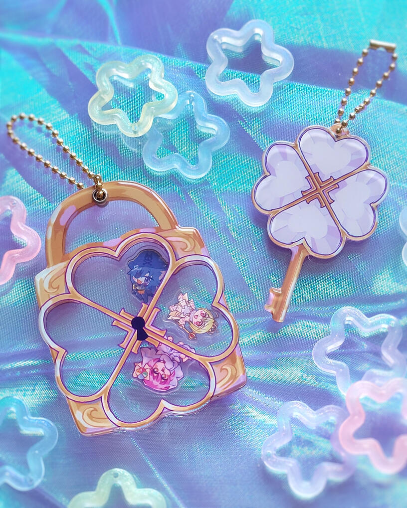Shugo Chara Humpty Lock Shaker &amp; Dumpty Key Pendant