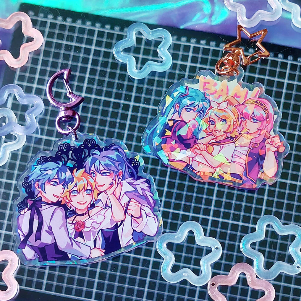 VOCALOID Trio Keychains