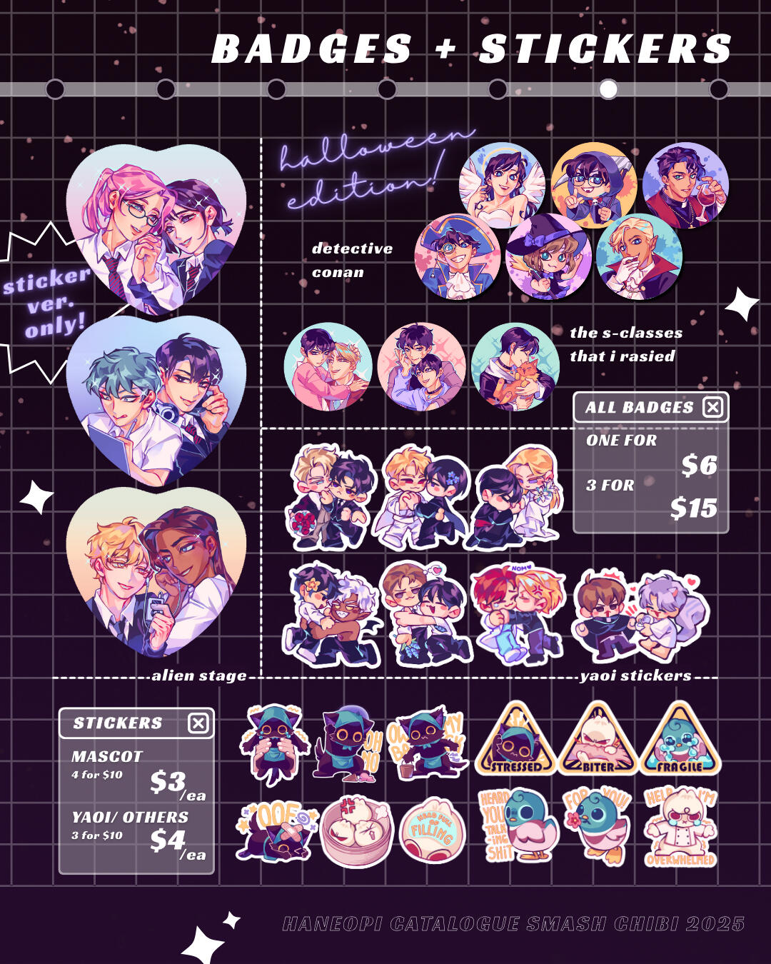 Badges/ Stickers